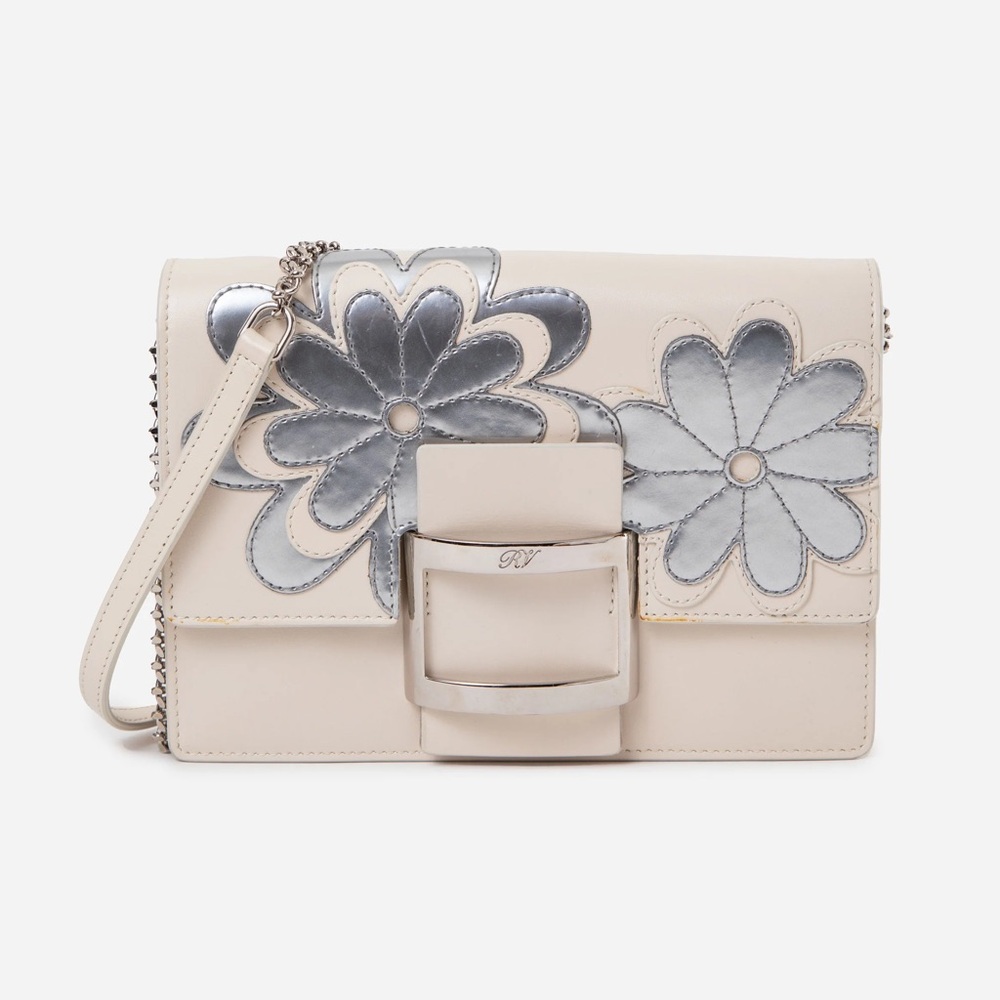 Roger Vivier Flower Buckle Shoulder Bag